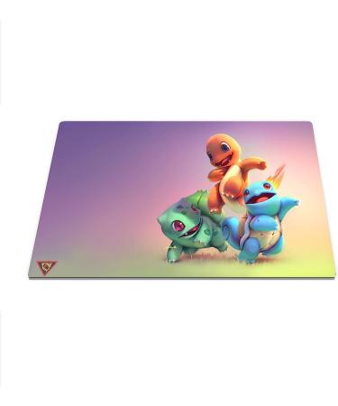 Kanto Starters Board Game Playmat - Trading Card Game Mouse Pad Mat - Buy Online on GoSupps.com