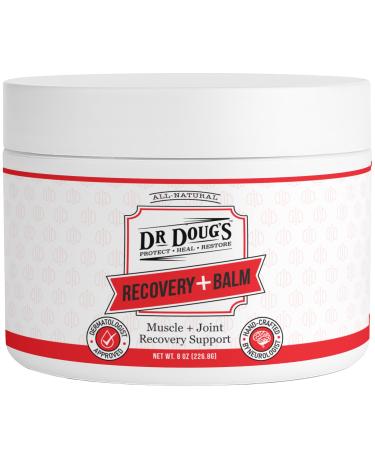 Dr. Doug's Recovery Balm Organic Arnica & Magnesium Topical Rub Soothing Support Lotion for Active Muscles Joints & Skin Dermatologist Approved Handmade in USA (8 Ounce (Pack of 1))
