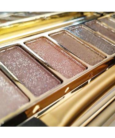 9 Colors Eyeshadow Palette Shimmer Glitter Portable Long Lasting Shiny Eye Shadow with Cosmetic Brush - Buy Online on GoSupps.com