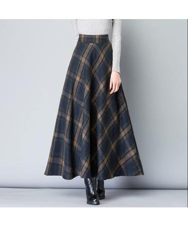 Shop Women's Short Black Skirt - High Elastic Waist Mini Beach & Winter Skater Skirt in Dark Blue - Buy Online on GoSupps.com