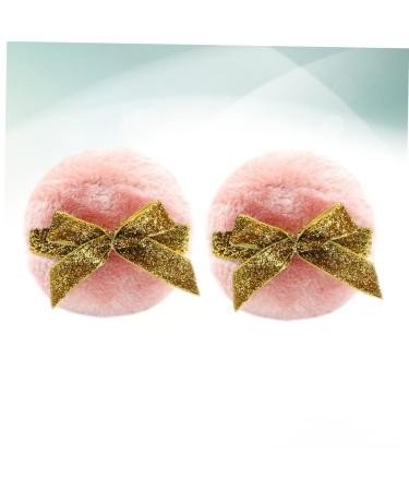 FRCOLOR 6 Pcs Baby Powder Puff - Plush Infant Powder Puffs 10x10cm Pink - Ideal for Drying & Comfort - Buy Online on GoSupps.com