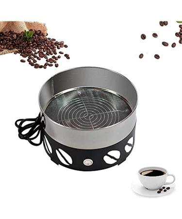  BLUNOA 500g Home Coffee Bean Cooler Double Layer Filter Coffee Bean Cooler Roaster Matching Rapid Cooling System Plate for Home Cafe Cools Roasted Coffee Beans Rich Flavor (Color: Black) - Buy Online on GoSupps.com