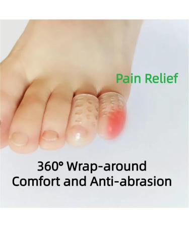 12 Pcs Upgraded Little Toe Protectors - Airflow Toe Caps for Hammer Toe Blisters & Corns - Best Bunion Pads & Callus Protection - Buy Online on GoSupps.com