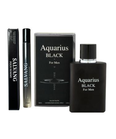 Aquarius Black Cologne for Men 3.4 fl.oz.