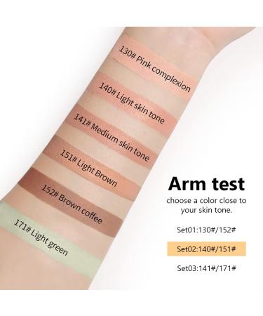 Professional Strength Concealer Makeup - 2 Colors for Flawless Skin | Waterproof & Long-lasting - Buy Online on GoSupps.com