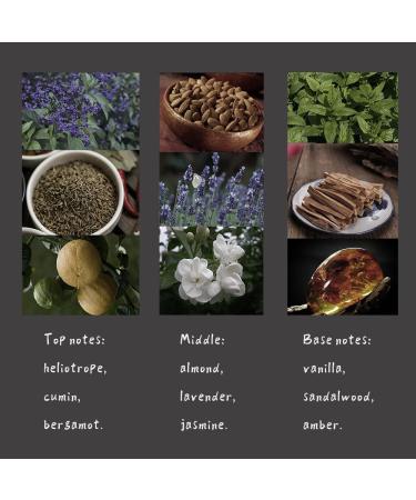 Cologne Men 3.4 Fl Oz Men's Eau De Parfum cumin almond jasmine Spray Refreshing & Warm Masculine Scent Perfume Smell Fresh All Day - Buy Online on GoSupps.com