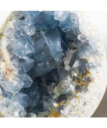 1pc 500g-1300g Natural Blue Celestite Cluster Crystal Geode Specimen for Decoration Suitable for Home HOMEZHOU (Color : 500g-600g) - Buy Online on GoSupps.com