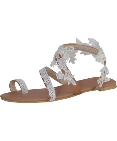 BBPM Women's Casual Summer Closed Toe Platform Wedge Sandals - White - US4.5/EU35 - Buy Online on GoSupps.com