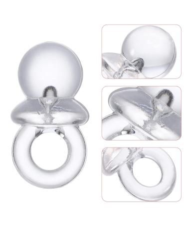 Milists 50-Piece Pacifier Party Gifts | Toddler & Newborn Acrylic Pacifiers | Baby Hairpins for Girls - Buy Online on GoSupps.com