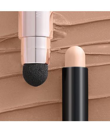 FOCALLURE No Crease Eyeshadow Stick - Creamy Matte & Shimmer Pencil in Velvet Cocoa - Smudge-proof, Waterproof Formula with Built-in Smudger - Buy Online on GoSupps.com