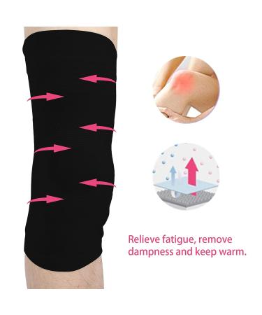 Knee Sleeve for Men & Women - Compression Elastic Support Brace for Running Hiking Meniscus Tear Arthritis & Joint Pain Relief (Large - Buy Online on GoSupps.com