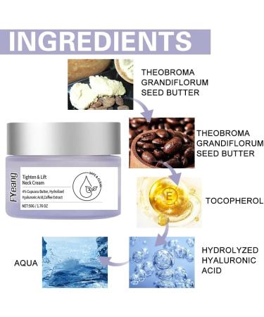 FYeang 2Pcs Tighten And Lift Neck Cream Neck Firming Cream Tightening Lifting Sagging Skin Neck Cream Neck Cream for Tightening and Firming Tighten and Lift Neck Cream - Buy Online on GoSupps.com