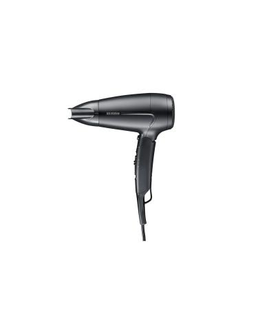 SEVERIN travel hairdryer global voltage adjustment 110220240V folding handle travel hairdryer with cold air button 1600 watts black HT 0159 New travel hair dryer