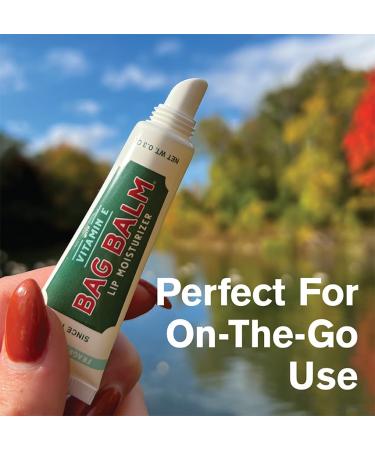 Vermont's Original Bag Balm Fragrance-Free Lip Balm with Vitamin E | Pack of 4 (0.3oz Tubes) - Hydrating & Soothing Lip Care for All Skin Types | International Shipping Available - Buy Online on GoSupps.com