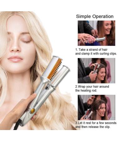 2 in 1 Hair Straightening & Curling  3 Heat Settings  60-Second Heat-up  Auto-Off  Dual Voltage  Swivel Cord  Travel-Friendly  Easy to Use (Yellow) - Buy Online on GoSupps.com