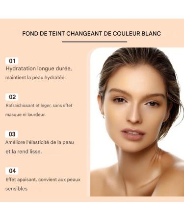 Changing Foundation | Light Corrective Foundation Moisturizing Brightening Nourishing Corrective Cream 30ml for Festival Photography Daily Wear Stage Wedding Sensitive Skin Adults - Buy Online on GoSupps.com