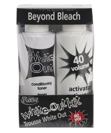 RAW Beyond Bleach White-Out Kit: Conditioning Toner with 40 Volume Activator - Buy Online on GoSupps.com