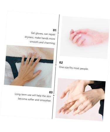 Beaupretty 4 Pairs moisturizing Gloves Gel Gloves Dead Skin Gloves Gloves Makeup Remover Gloves Hand Gloves Touch Screen Gloves Moisturizing Repair Gloves Miss Silica Gel face Skin Gel - Buy Online on GoSupps.com