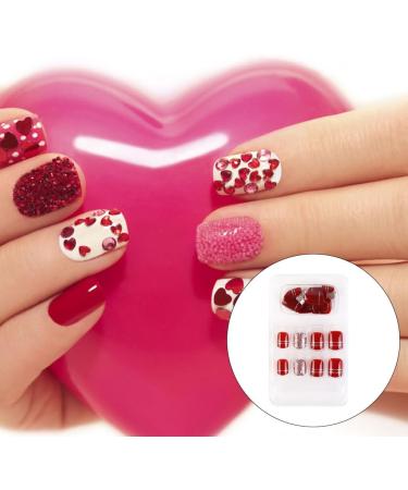 dijiusidy False Nail Perfect Matching Simple to Wear Fingernail Full Coverage Press Type Strong Viscosity Adjustable Paster Type 6 F741 Type 6 F741 - Buy Online on GoSupps.com