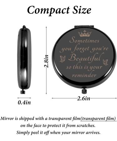 Compact Makeup Mirror - Perfect Valentine's Day Gift for Her - Ideal Stocking Stuffer for Women, Teens, Moms, and Sisters - Buy Online on GoSupps.com