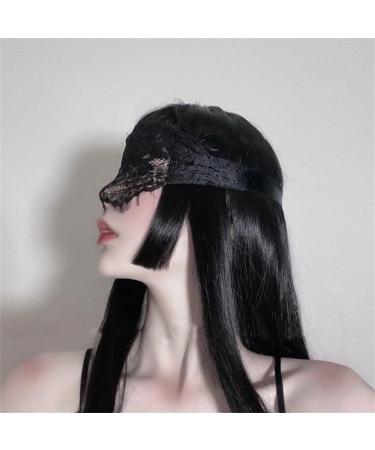 Lace Face Mask Blackout Mesh Eye Mask for Women - Halloween Costume Party - Buy Online on GoSupps.com