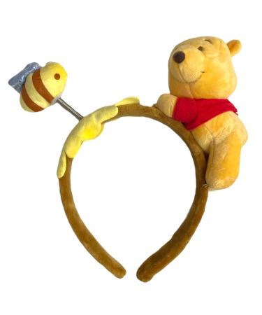 Winnie The Pooh Disney Alice Headband Minnie Mouse Inspired With Plush Character Sleeping Hugging Woman Girls Head Band