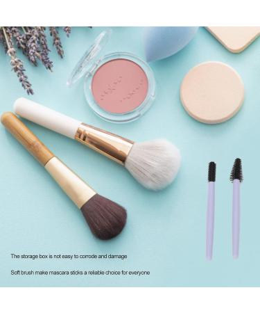 Eyelash Brush Silicone Eyebrow Elastic Portable Reusable Mascara Wands Lightweight Travel Set Kit (Blue) - Buy Online on GoSupps.com