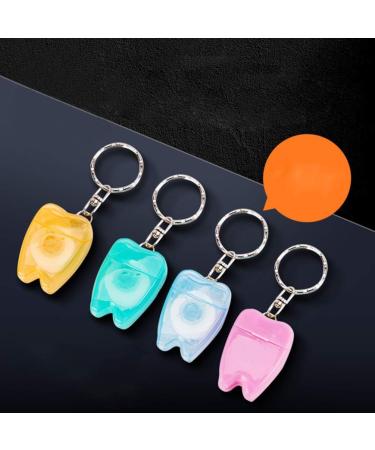 Artibetter 5pcs Portable Dental Floss Keychain - Oral Care Kit for Teeth Cleaning & Dental Hygiene (Random Color) - Buy Online on GoSupps.com