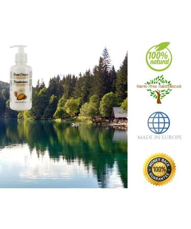 100% Natural Hand Cream for Cracked Dry Hands - Argan Oil Cocoa Butter Shea Butter & Almond Oil | Paraben & Cruelty-Free | 250 ml - Buy Online on GoSupps.com