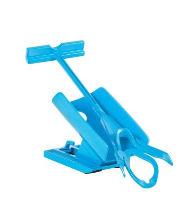 nanologi sock help attraction sock slider sock slide aid helper stockings sock socks pantyhine worker attraction supporter support stockings shoe open for pregnant seniors overweight - blue