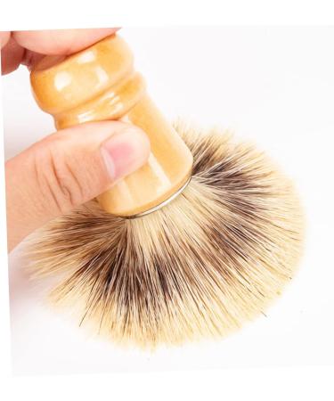PopetPop 2-Pack Handmade Razor Brush with Stand - Premium Wooden Shaving & Hair Care Tools from Brazil - Buy Online on GoSupps.com