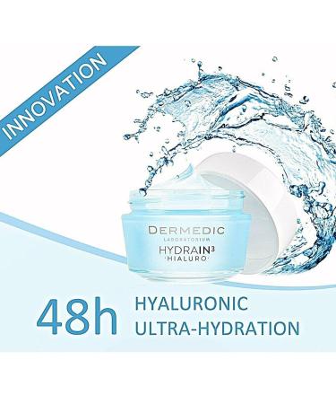 HYDRAIN3 HIALURO Ultra-Hydrating Cream-Gel - 50g for All Skin Types | Dermedic - Shop Internationally - Buy Online on GoSupps.com