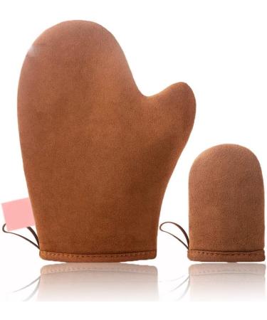 JANZU Tanning Oiler Gloves Set Accessories Sunless Tanning Applicator Body Flocking Gloves Oiling Tool Self Tanning Gloves Applicator - Buy Online on GoSupps.com