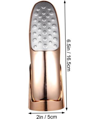 Housoutil Double-Sided Rubbing Board Pedicure Foot Scraper Foot Scrubber Foot Sander Pedicure Tools for Feet Callus Exfoliator Stainless Steel Pedicure File Bright Light - Buy Online on GoSupps.com