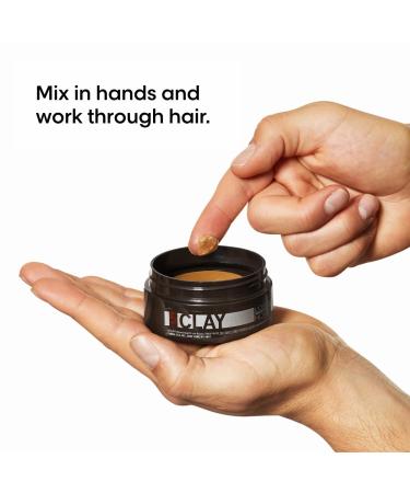 L'Oreal Professionnel Mens Styling Clay | Strong Hold & Matte Finish | All Hair Types | 1.7 Fl. Oz - Buy Online on GoSupps.com