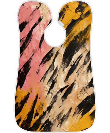 Geometric Tiger Pattern Beard Bib Apron - Men's Beard Hair Catcher | Perfect Gifts for Father's Day Anniversaries & Christmas - Buy Online on GoSupps.com