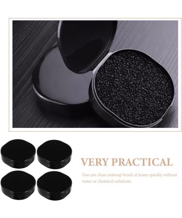 FRCOLOR 12 Pcs Makeup Brush Cleaning Box & Color Removal Sponge | Dry Makeup Cleaner & Make up Removal Plastic Box - Buy Online on GoSupps.com