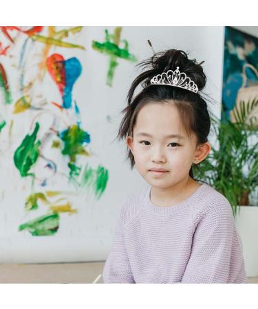 Kilshye Blue Tiara Combs Princess Crystal Wedding Crown - A-silver - Buy Online on GoSupps.com