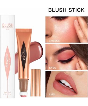 Liquid Stick | Creamy Highlighter Stick Versatile Highlighter Makeup Stick Adds Shimmer Blends Effortlessly Highlighter Contouring for Cheeks Rowces Liquid 02# - Buy Online on GoSupps.com