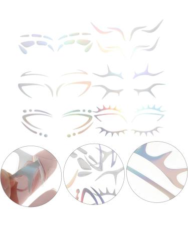 FRCOLOR Fashion Eyeliner Sticker Temporary Face 6 Styles For Halloween Parties And Carnival Makeup - Buy Online on GoSupps.com