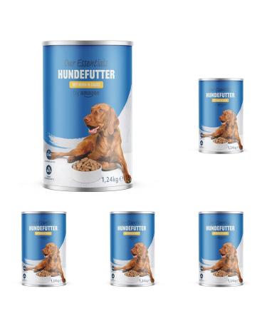 by Amazon Canned Wet Dog Food Chicken in Gravy 1.24kg (Pack of 5) Chicken in Gravy 1.24kg (Pack of 5)