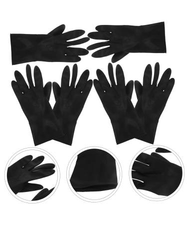 Didiseaon 3 Pairs Hair Shampoo Gloves Hair Salon Gloves Hair Dye Glove Barber Gloves - Buy Online on GoSupps.com