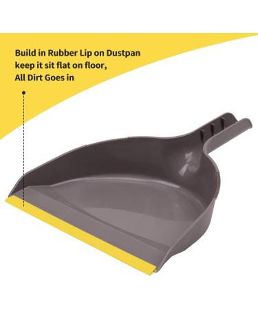 Indoor Broom and Dustpan Set - Kitchen Broom Combo for Floor Sweeping - Buy Online on GoSupps.com