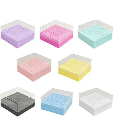 Porte-forets de manucure portable 100 conteneurs transparents pour salon ou usage domestique - Buy Online on GoSupps.com