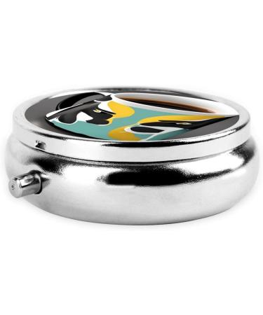 Shop Portable 3 Compartment Round Pill Box Organizer | Travel-Friendly Mug Coffeeround Design - Buy Online on GoSupps.com