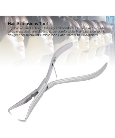 Hair Extensions Plier Stainless Steel Wig Extensions Clamp Tool Hair Extensions Gripper for Micro Links Micro Loops Hair Extensions - Buy Online on GoSupps.com