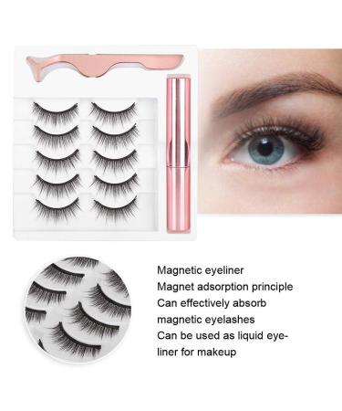 Buy Easy to Use Makeup Magnet False Eyelashes & Magnetic Liquid Eyeliner Set International Shipping & Perfect for Effortless Beauty - Buy Online on GoSupps.com