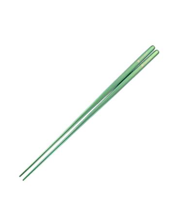 Snow Peak Anodized Titanium Chopsticks - Sleek and Durable Utensils - 7.9 x 0.2 in - Green