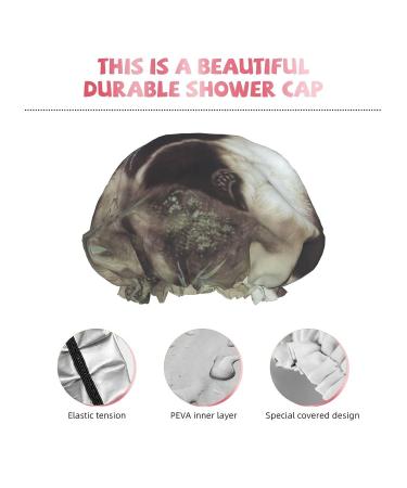 Panda Printed Waterproof Shower Cap for Women - Fits All Head Sizes & Hair Textures - Buy Online on GoSupps.com