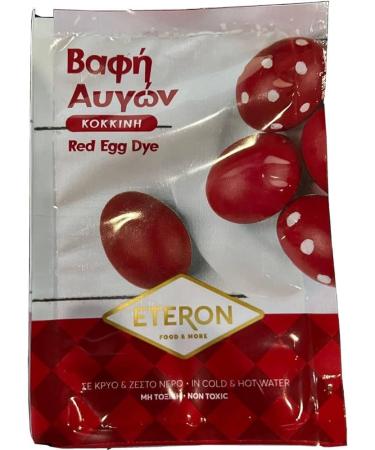 Red Egg Dye Easter Non Toxic Greece - Buy Online on GoSupps.com